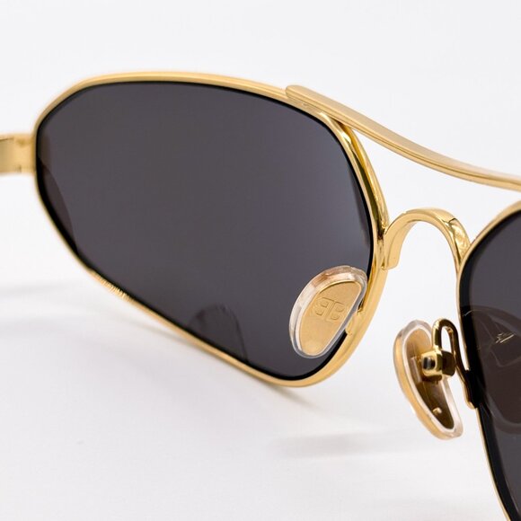NEW BALENCIAGA BB0227S 001 MEN GOLD/ DARK GREY SUNGLASSES BALENCIAGA - Picture 9 of 12